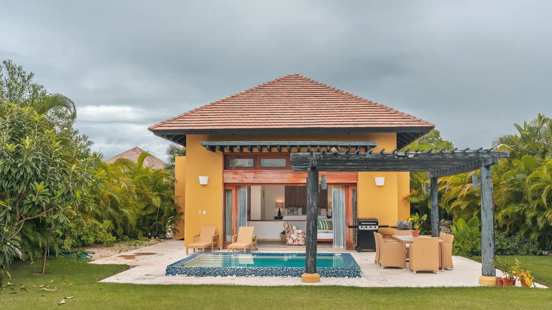 Bungalow With Tropical Style At Cap Cana A8C Punta Cana Casa de Férias